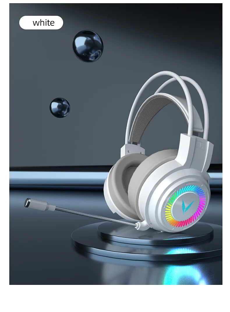LED ותאורת G58 G60 7.1 אוזניות גיימינג